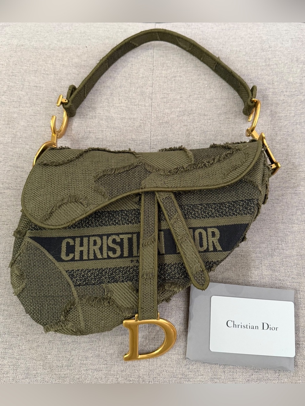 Christian Dior Camouflage Saddle Bag- LIMITED EDITION